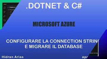 07-Configurare Connection Strings come Variabili di Ambiente in Azure ...
