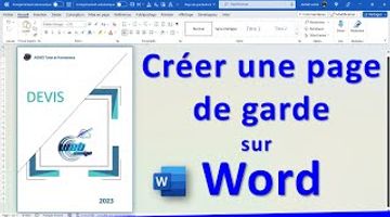 Cr er Une Page De Garde Word My Mooc Cr er Une Page De Garde Word My Mooc